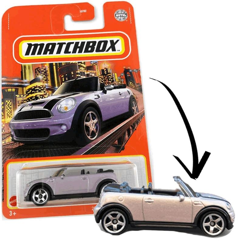 Miniatura Matchbox Mini Cooper s Cabrio 2010 Mattel GVX62
